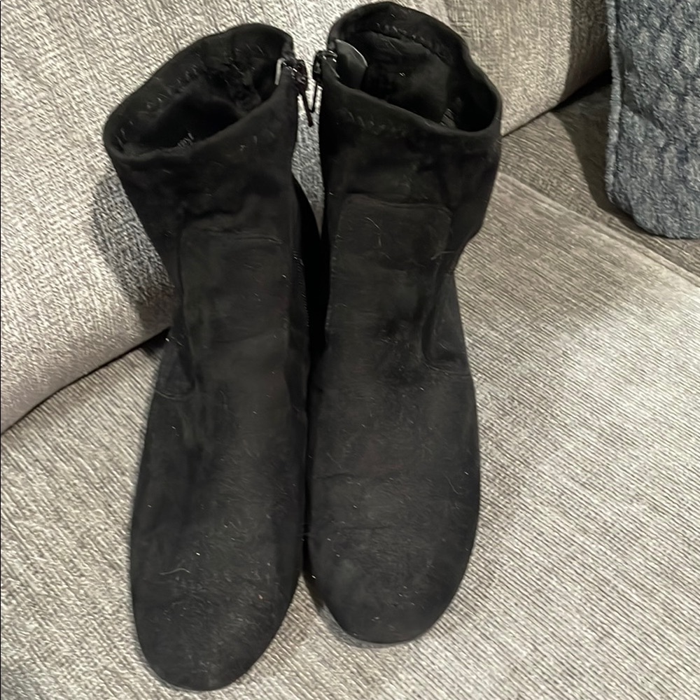 Black Suede Ankle Boots